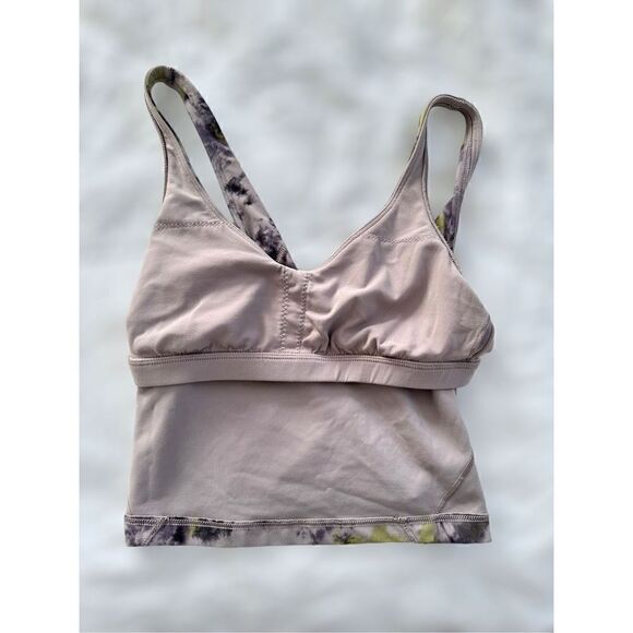 LULULEMON | Athletic Align Shelf Bra Radial Tie Dye  Print Pattern Size 2 - Picture 9 of 15